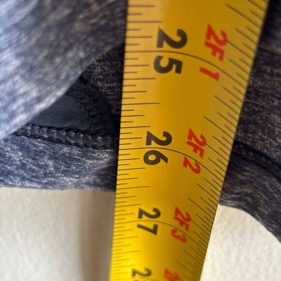 Lululemon Mens Surge Warm Crew Neck Long Sleeve Shirt Blue Black Size Large - Picture 3 of 8